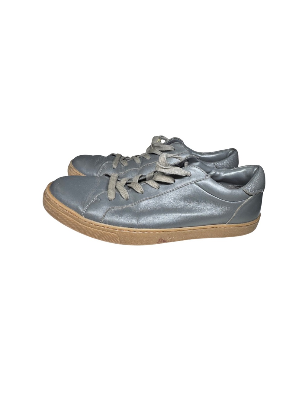 Coach Gray Leather Low-Top Sneakers 11 casual work neutral men’s classic